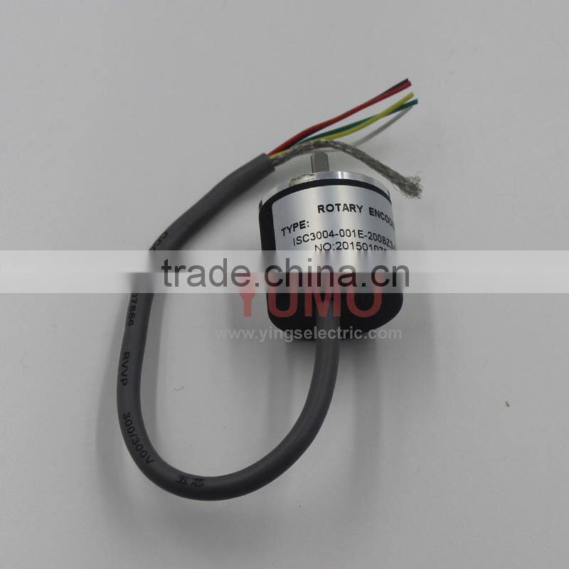 ok YUMO ISC3004 diameter 30mm 200 pulse A B Z phase mini solid shaft price incremental rotary encoder