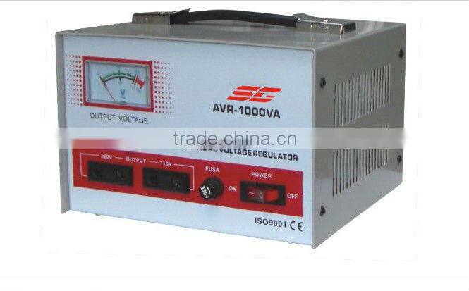 SGAVR 500VA1KVA1.5KVA2KVA3KVA5KVA3000VA5000VASINGLE PHASE ac Automatic Voltage regulator full automatic ac voltage requlator