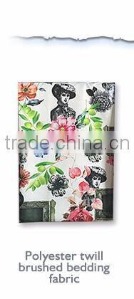 Latest Design Chinoiserie 100% polyester microfiber bed sheet fabric