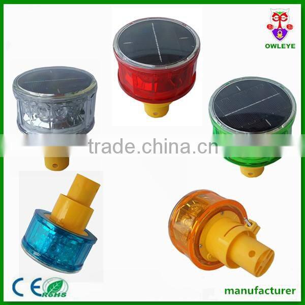 road construction warning flashing barrier light