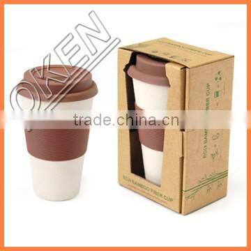 Bulk bamboo chinese tea drinking cup with lid and logo fashion bamboo cups bamboo mugs