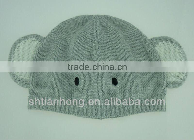 knitted fashion cute baby winter hats