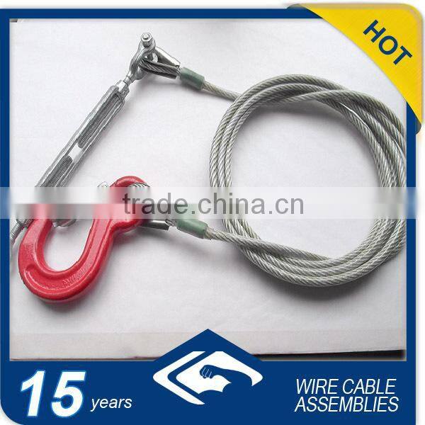 High strength trailer traction wire rope