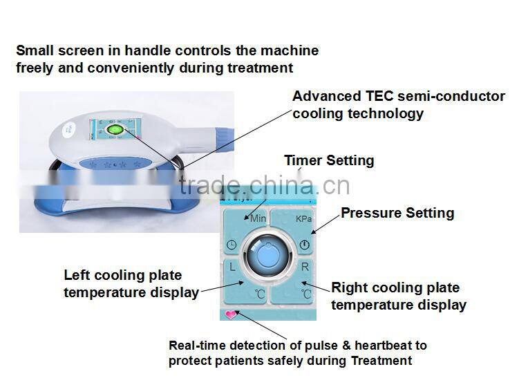 2015 latest cryo slimming machine body sculpting vacuum rf machine