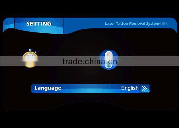 1064nm / 532nm / 1320nm 3model different wavelength Q switch nd yag laser tattoo removal machine for home use