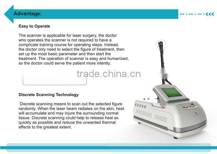RF tube home use co2 fractional laser