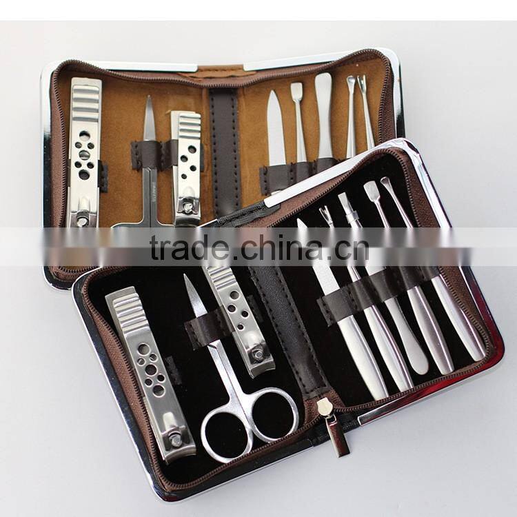 Bonvatt 8 PCS Professional Leather Bag Stainless Steel Manicure Set,Manicure Kit