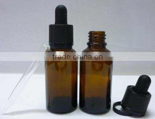 Essential Oil Industrial Use and Dropper Sealing Type Hot selling 30ml glass e liquid dropper bottles with pipette and black cap