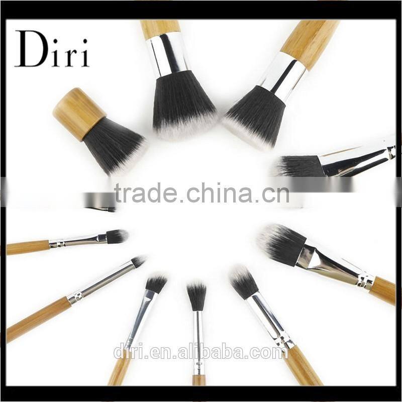 11 Pcs Beauty wool blush eye shadow concealer cosmetic makeup brush