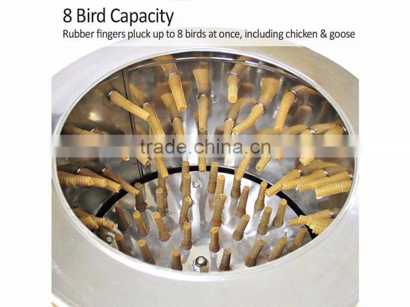 50/60 Model Stainless Steel Poultry Hair Removal Machine 220V Fast And Convenient