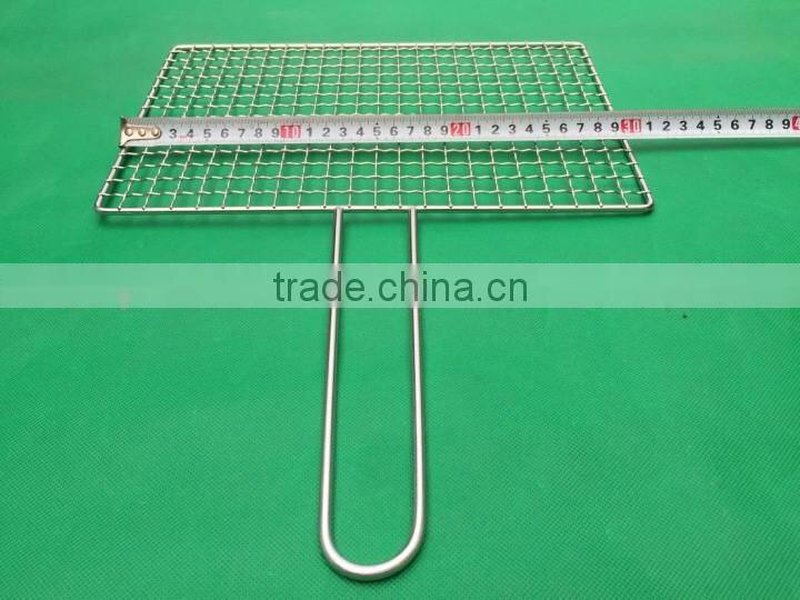 food grade stainless steel barbecue BBQ crimped wire mesh
