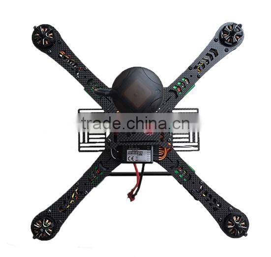 Ready to Fly RC helicopter, carbon fiber frame, multicopter 360mm, 4-Axis rotor drone with gps/camera for phtograhy