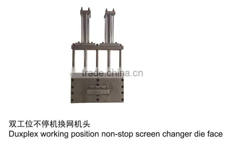 Duxplex Working Position Non-stop Screen Changer Die Face for Extruder