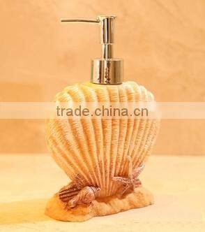 2015 Ocean Series Design Resin Bathroom Accessories Set