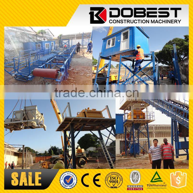 HZS75 Central Mix Concrete Batch Plant 75m3/h