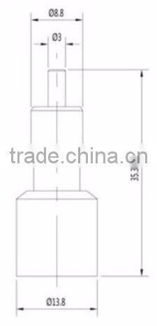 Wax thermostatic sensor element EN1111 TU-CGQ-027