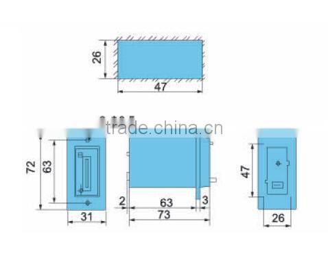 CSK6-YKW 6 digit with zero clear Electromagnetic counter