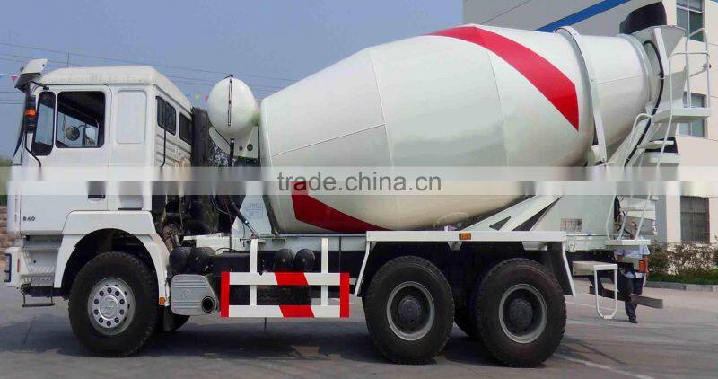 2015 hot selling semi-trailer cement mixer, factory supply cement mixer trailer