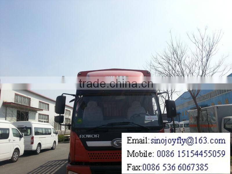 fiberglass isolated truck box in panels special vehical
