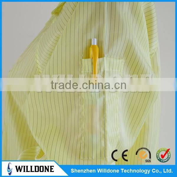 New design fashion Cleanroom ESD Smock Antistatic Clothes cleanroom