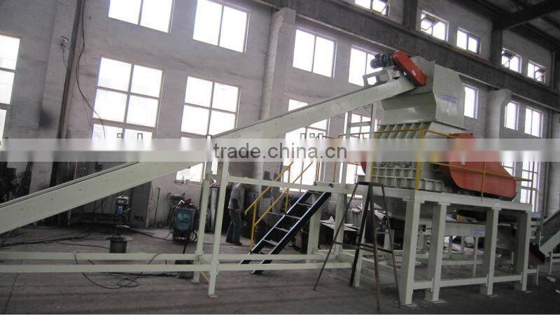 Used tyre crusher