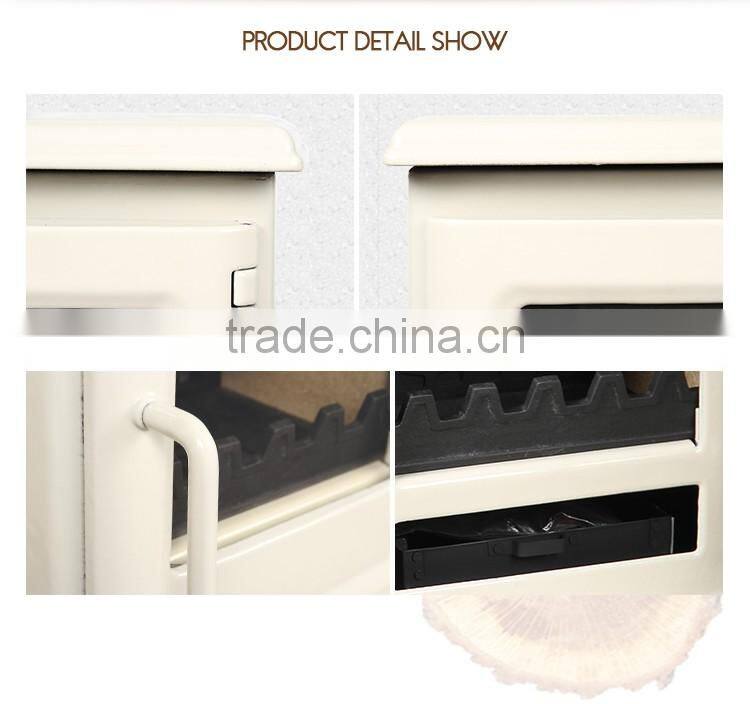 Enamel Type Wood Stoves and Cast Iron Material Wood Burning Fireplace made in China
