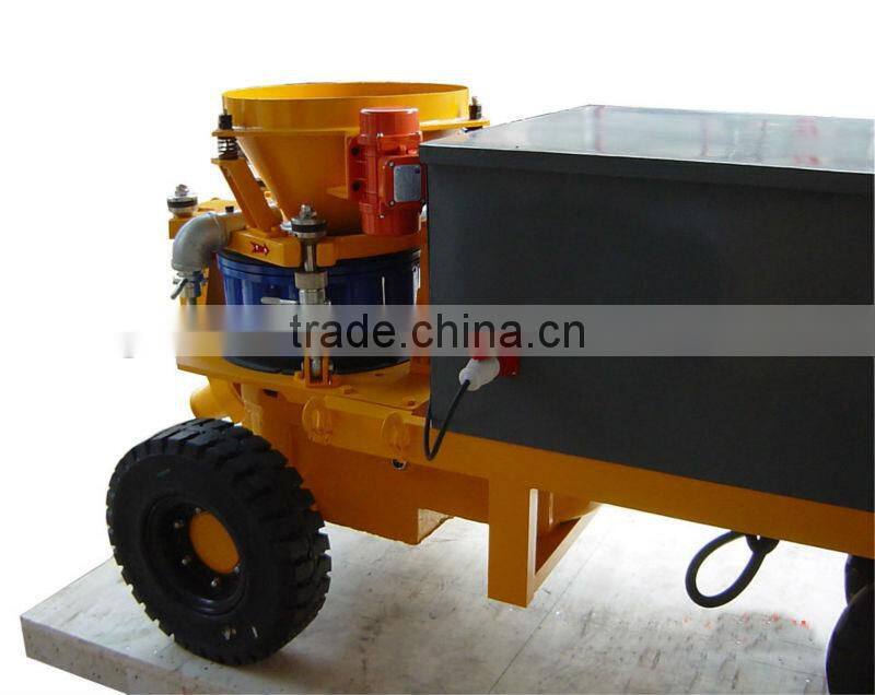 with Electric Drive(Output 5m3/h) Dry and Wet Shotcreting Machine