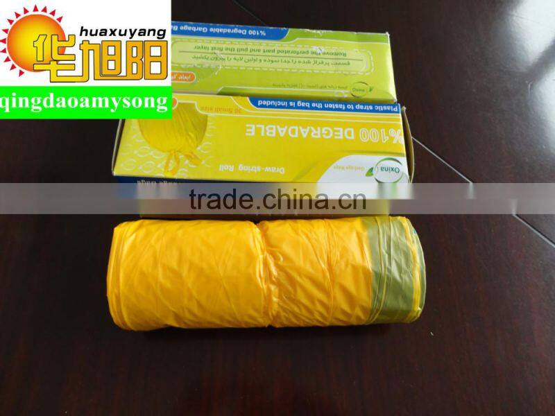customize industrial waste heat seal black plastic Heavy duty trash bags