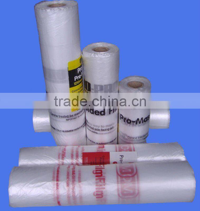 Paint Prefolded Plastic Masking Film