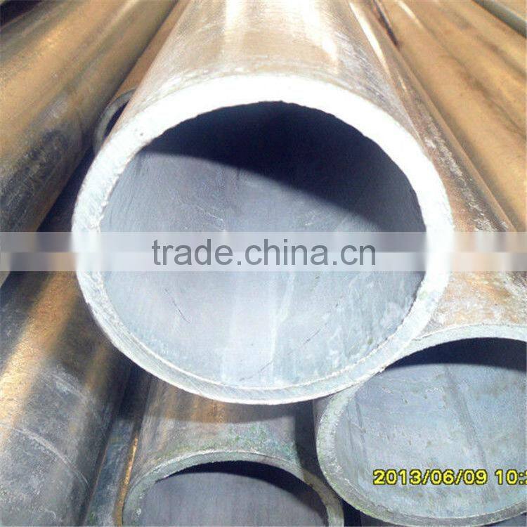 Plastic sch40/schedule 40 thick wall galvanized round steel pipe threaded made in China