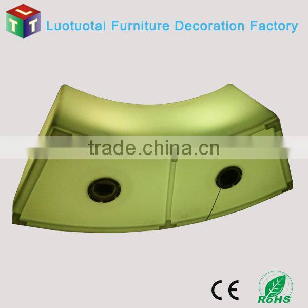 wireless inductive charging solon leisure led cube waiting stool