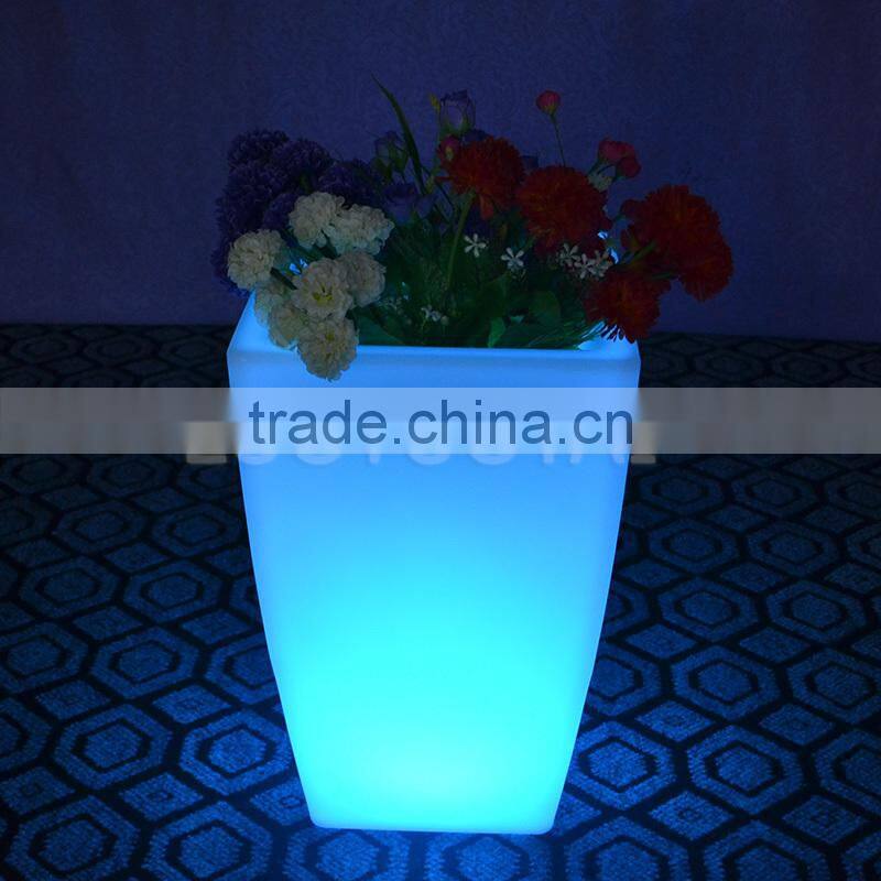 20'' Waterproof Rechargeable RGBW Multi Color LED Light up bar ice bucket with Remote LTT-SF05