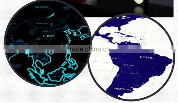 CT-543 Popular waterproof LED bright flashlight world Star Map travel light world map