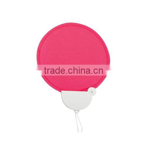 polyester necklace fan cheap promotional foldable necklace fan