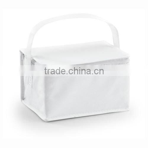 6 cans non-woven foldable cooler bag with handle for promtional