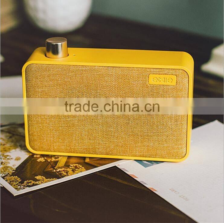 Best Valentine's Day Gift Elegant retro wireless Bluetooth speakers Art Canvas Enclosurel Subwoofer mini portable small Speaker