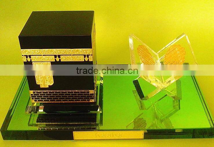 Interior crystal Kaaba islamic favors