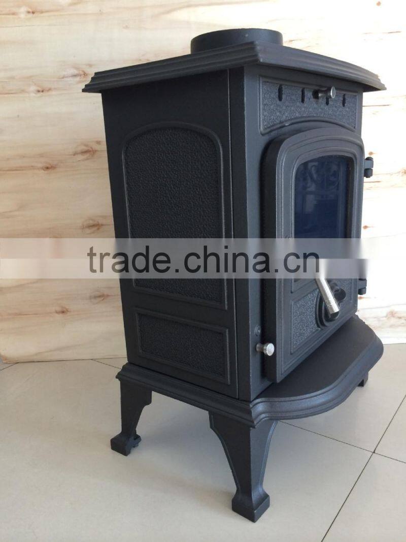 Factory direct hot sale wood stove Cast iron material Superior indoor Wood Burning Stoves / wood stove for sale