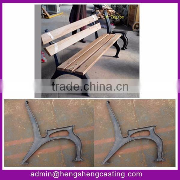 outdoor cast iron wooden benches legs