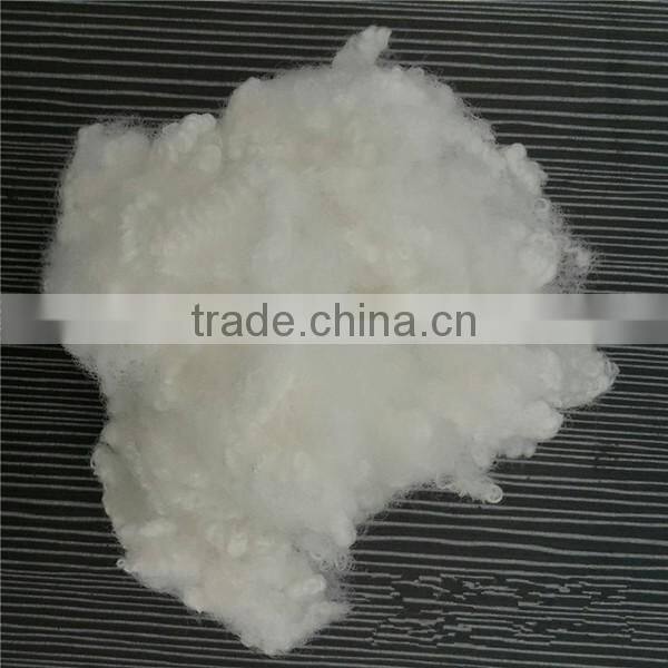 Recyled Polyester Staple Fiber non siliconized A grade 7D*51mm for Filling