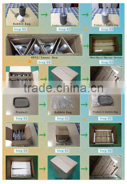 handmade concrete Rectangular red wine cooler colorful