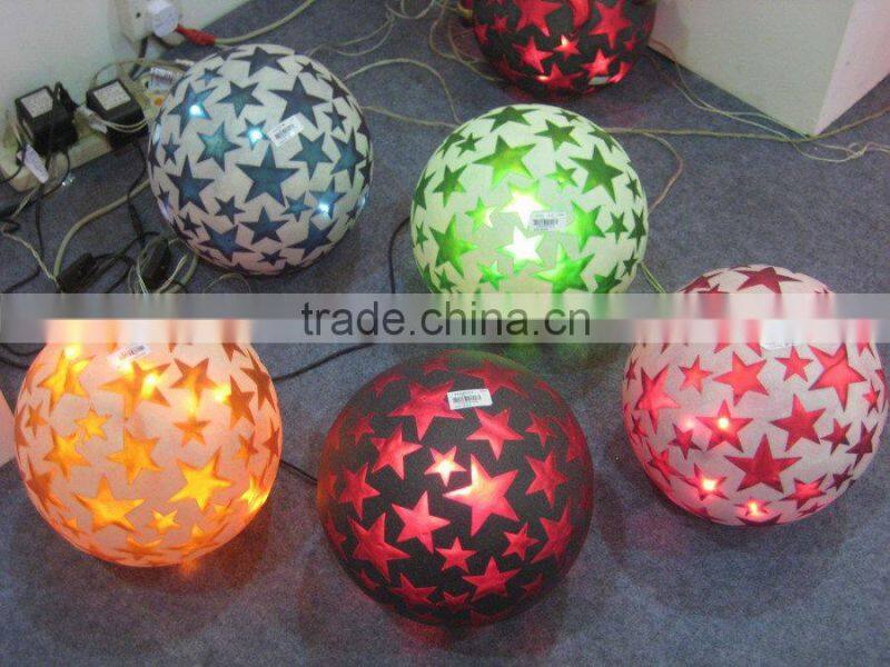 best selling Christmas ball lamp with star decoration