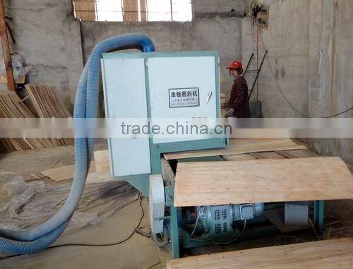 Veneer oblique polishing and jointing machine for plywood industry