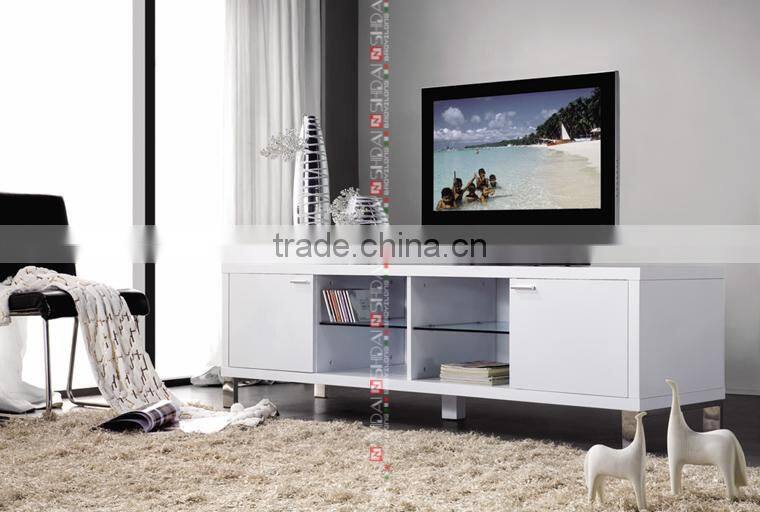 modern design wood tv stand, lcd tv stand design, mdf lcd plasma tv stand E-124