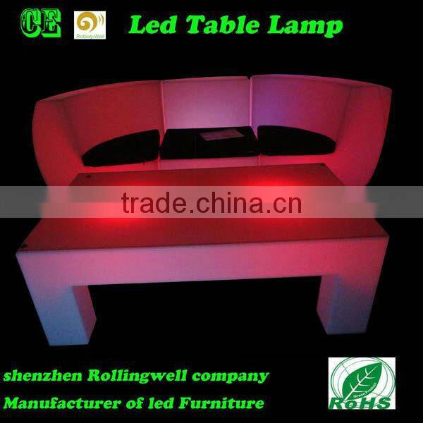 LED commercial new design patio sofa furniture, beach furniture for sale