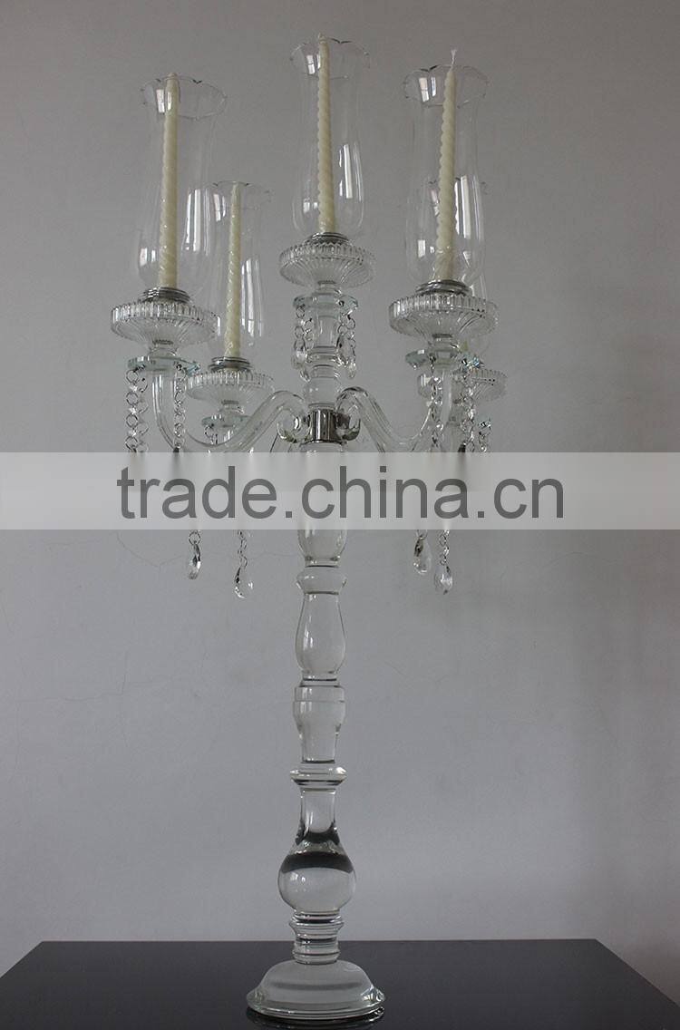 Jingyage candelabra with hanging candelabra centerpieces wedding