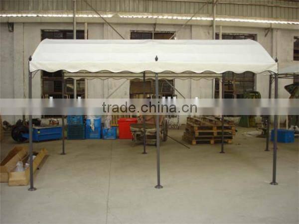 Outdoor flexible BBQ metal gazebo