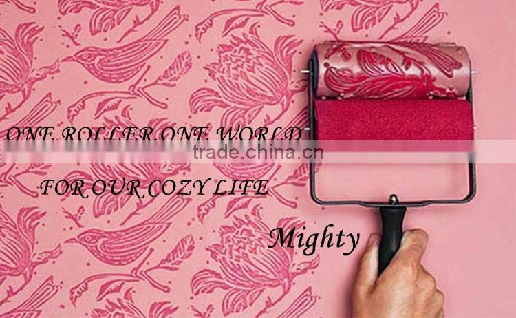 High Quality Paint Roller Brush Professional Texture Soft Rubber Pattern Roller