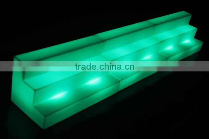 Rechargeable ktv chair disco wine shelf led rack