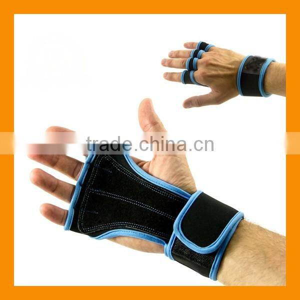 Neoprene Weight Lifting Callus Guard Glove With Wrist Support For WOD Body Building Bar and Ring Training